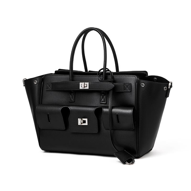 Genuine Cowhide Leather Hand Bag for Women, Spacious Everyday Carry Bag