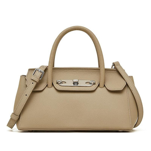 Genuine Cowhide Leather Hand Bag for Women, Soft Everyday Carry Bag