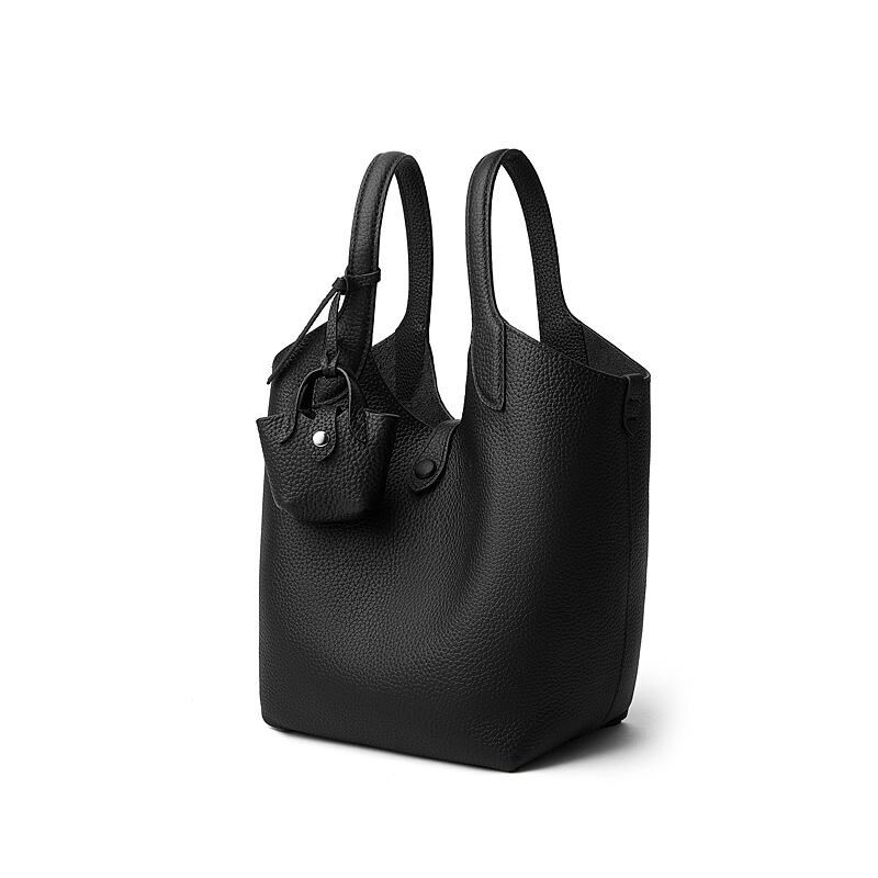Genuine Cowhide Leather Hand Bag for Women, Soft Everyday Carry Bag