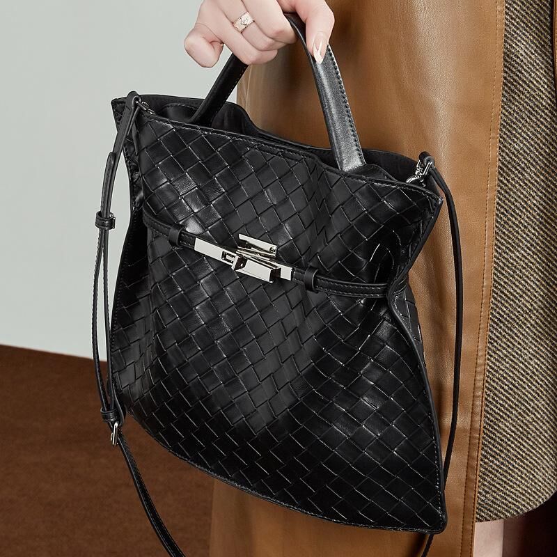Genuine Cowhide Leather Hand Bag for Women, Soft Everyday Carry Bag