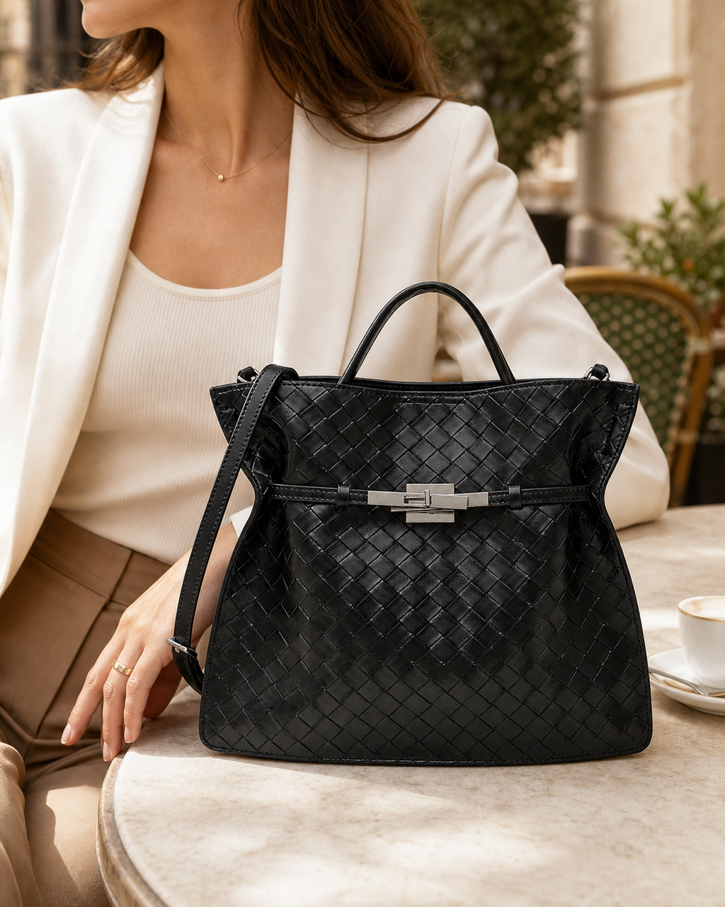 Genuine Leather Handbag, Soft Everyday Carry