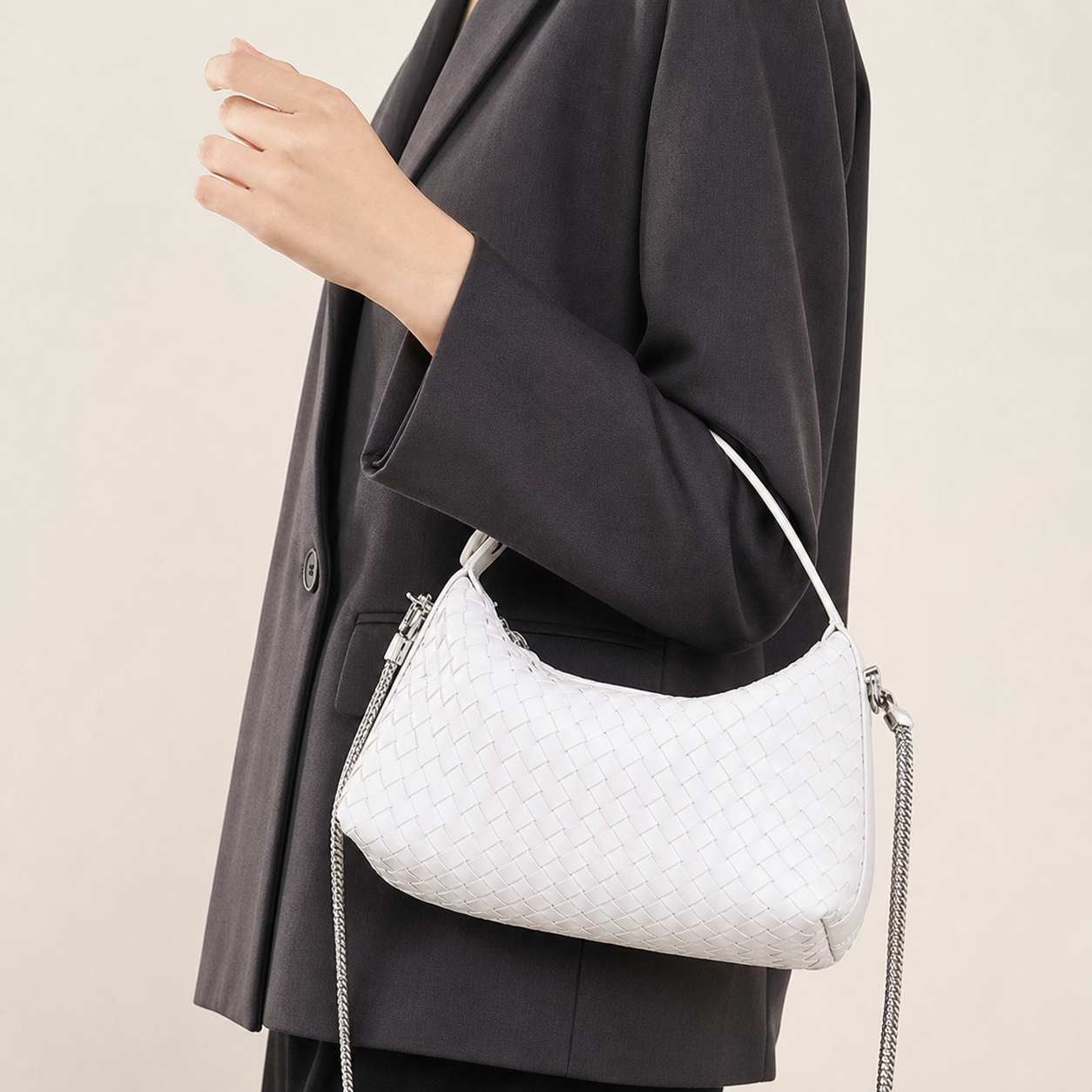 Genuine Sheepskin Leather Hand Bag for Women, Soft Everyday Carry Bag