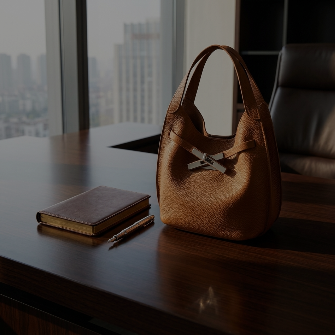 Genuine Cowhide Leather Hand Bag for Women, Soft Everyday Carry Bag