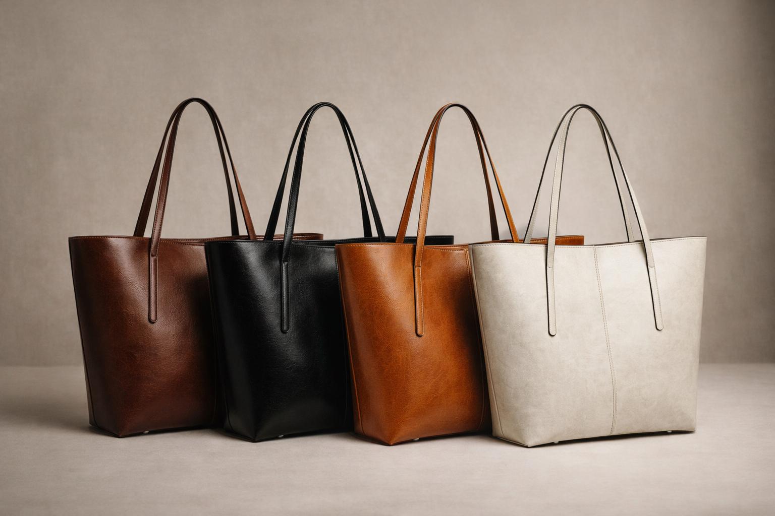 Large Leather Tote Bag for Women Genuine Cowhide Work Shoulder Bag, Fits 14” Laptop