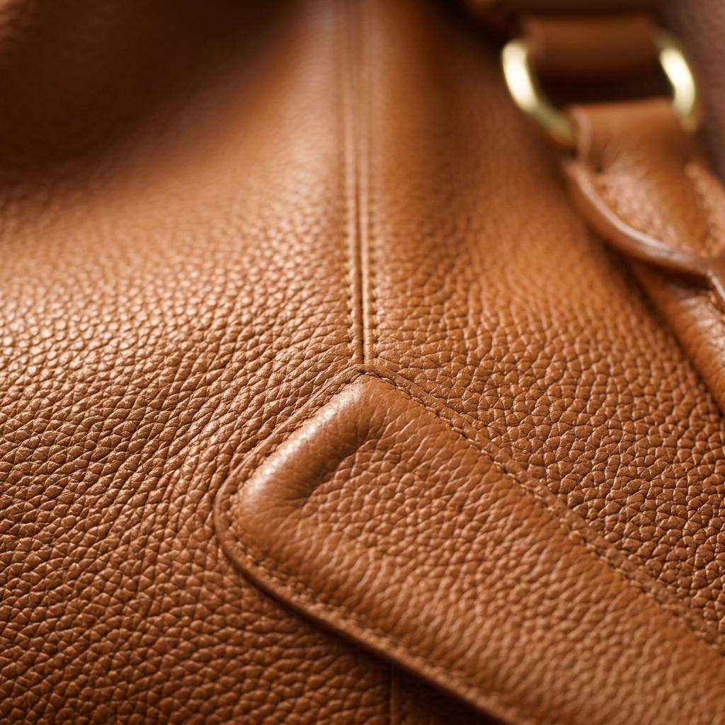 Genuine Leather Handbag,  Top Handle Leather Work Bag