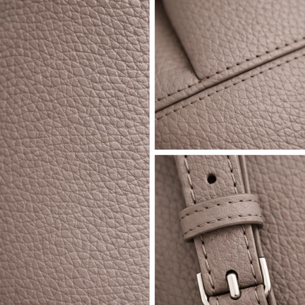 Minimalist Convertible Genuine Leather Bag, Sling Shoulder to Backpack bag