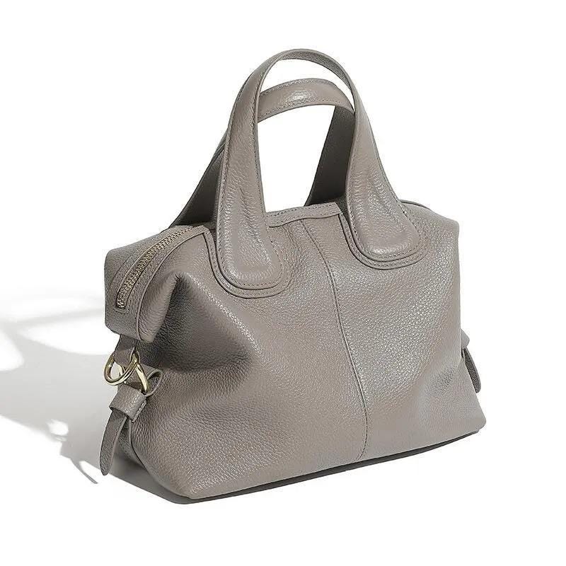 Genuine Leather Handbag,  Top Handle Leather Work Bag