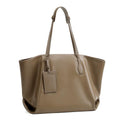 Large Genuine Leather Slouchy Tote Bag